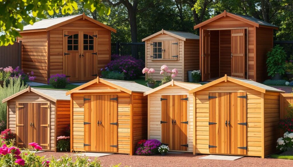 Holzarten für Geräteschuppen