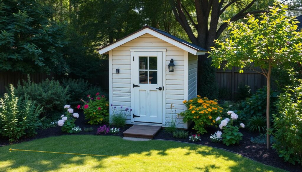 Standortwahl Geräteschuppen