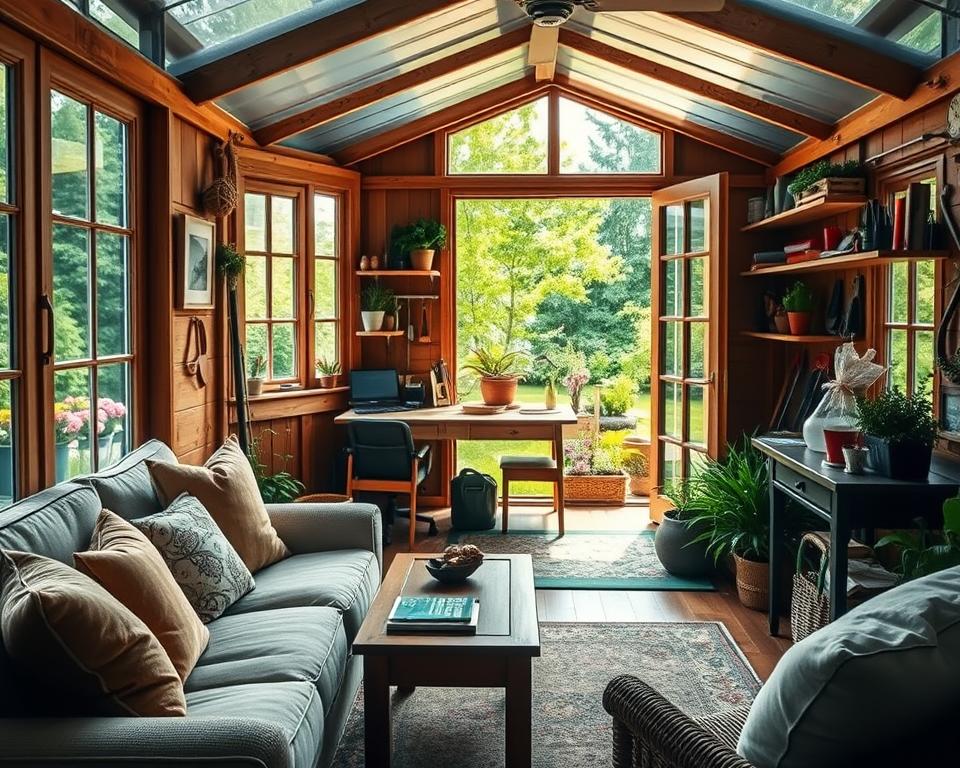 Gartenhaus Einrichtungstipps